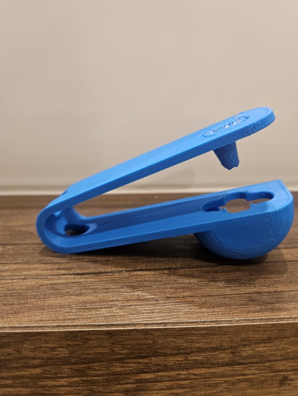 Blue Plastic Bag Pill Package Opener- Bright Blue